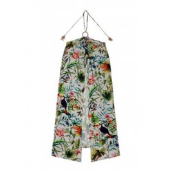 Top largo abierto mujer marca lola casademunt en color jungle