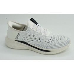 Deportivo hombre marca skechers en color blanco