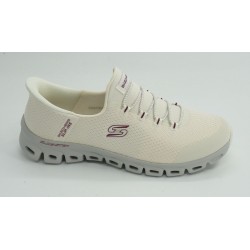 Deportivo mujer marca skechers en color blanco