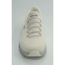 Deportivo mujer marca skechers en color blanco