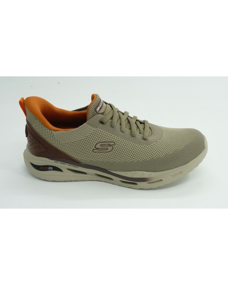 Deportivo hombre marca skechers en color taupe