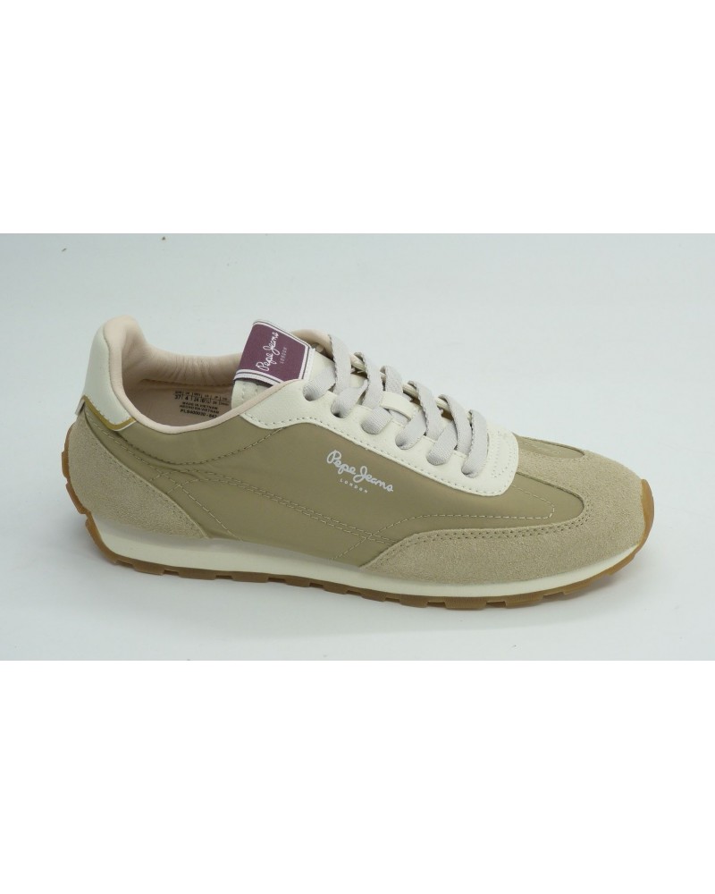 Deportivo mujer marca pepe jeansen color beige