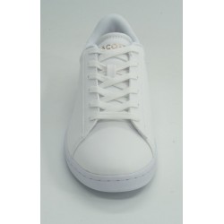 Deportivo mujer marca lacosteen color blanco