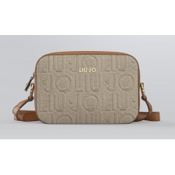 Bandolera mujer marca liu jo accessoriesen color beige 