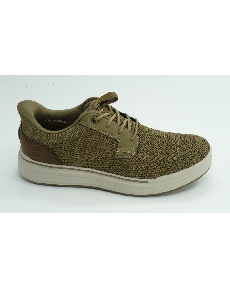 Deportivo hombre marca skechers en color taupe