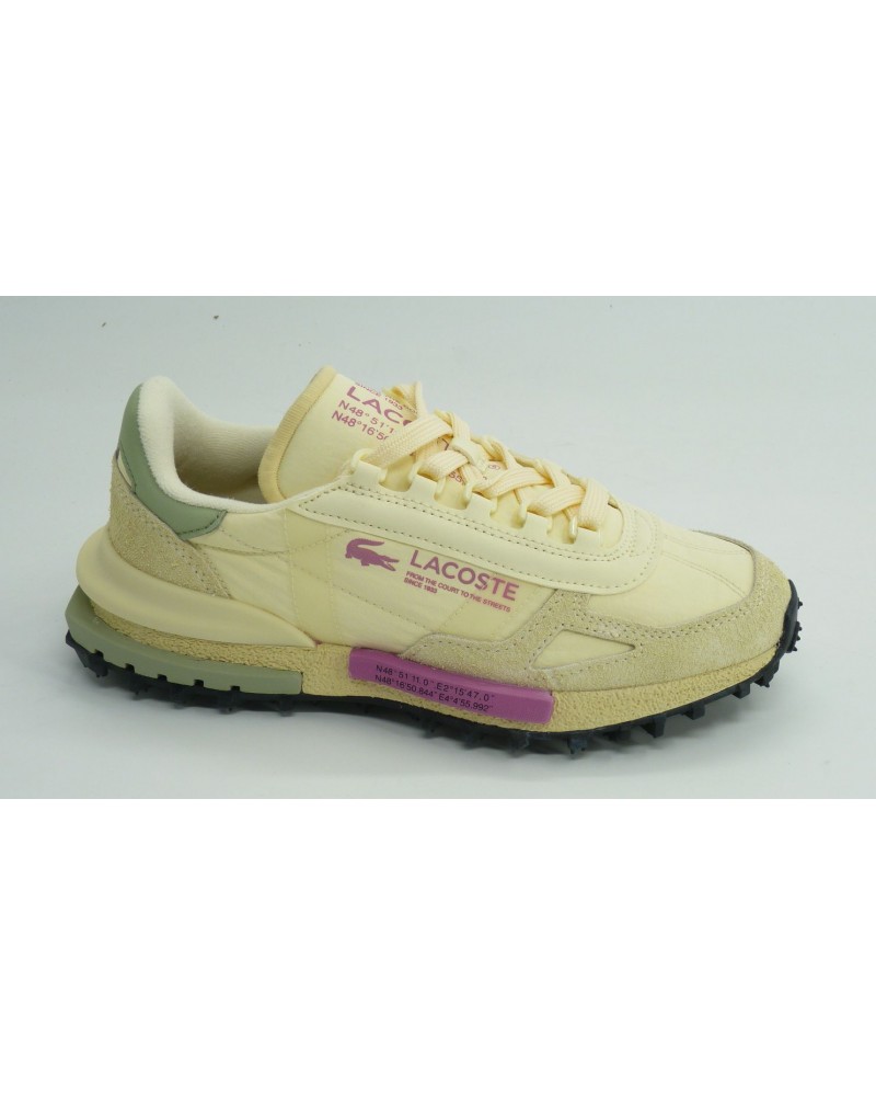 Deportivo mujer marca lacosteen color amarillo