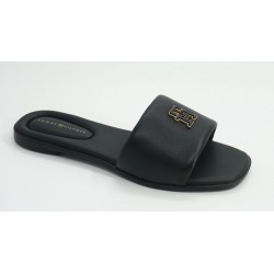 Sandalia mujer marca tommy hilfiger en color negro