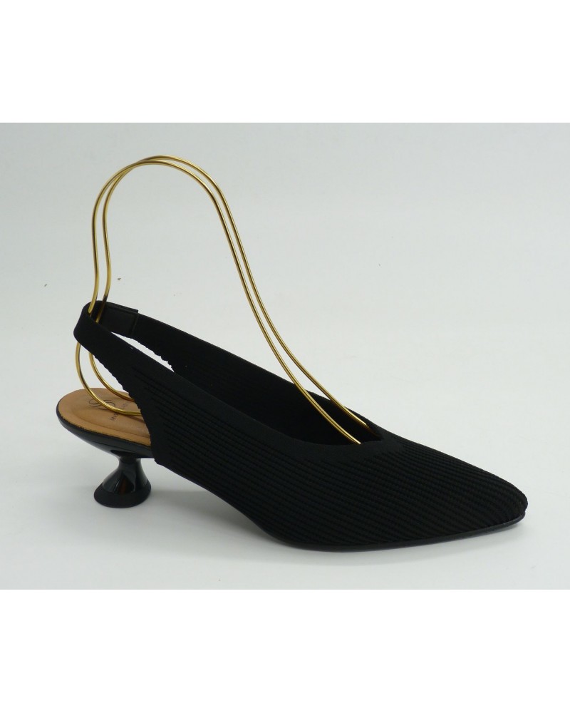 Zapato mujer marca miss elasticen color negro