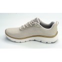 Deportivo mujer marca skechers en color beige