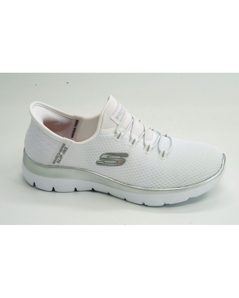 Deportivo mujer marca skechers en color blanco