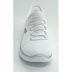 Deportivo mujer marca skechers en color blanco