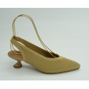 Zapato mujer marca miss elasticen color beige