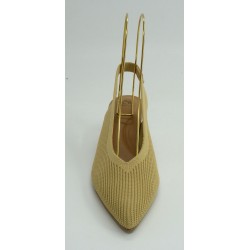 Zapato mujer marca miss elasticen color beige