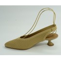 Zapato mujer marca miss elasticen color beige