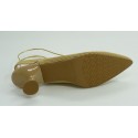 Zapato mujer marca miss elasticen color beige