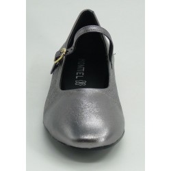 Zapato mujer marca montielen color plata