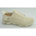 Deportivo mujer marca skechers en color beige