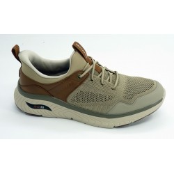 Deportivo hombre marca skechers en color taupe