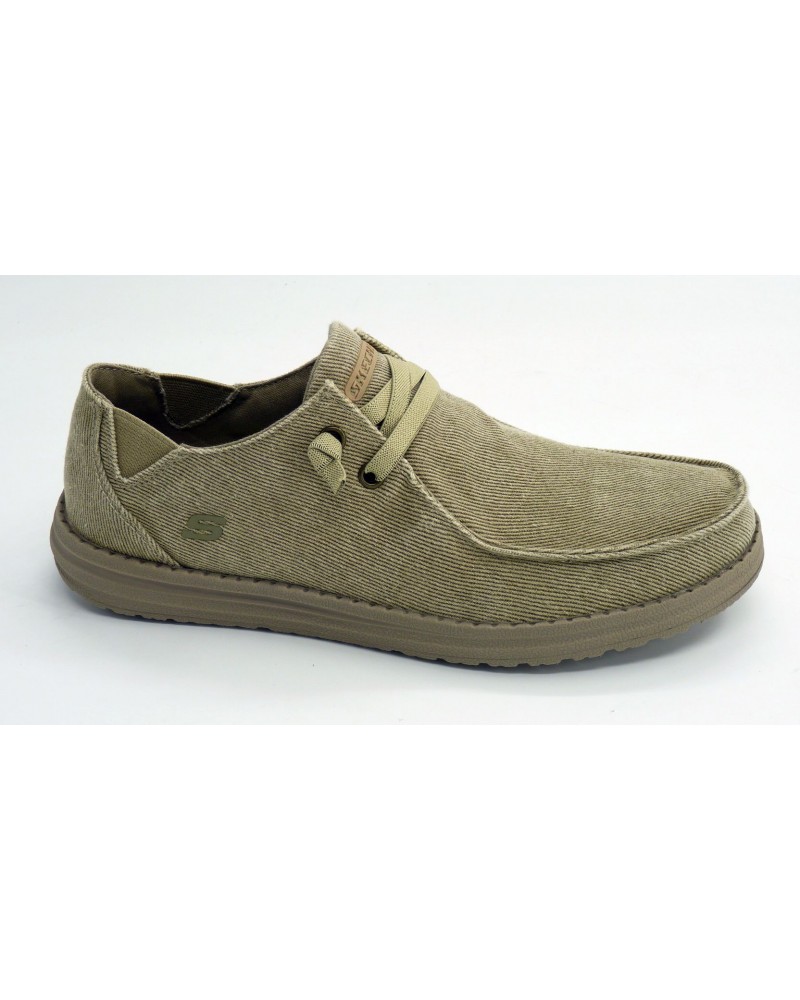 Deportivo hombre marca skechers en color taupe