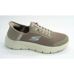 Deportivo mujer marca skechers en color taupe