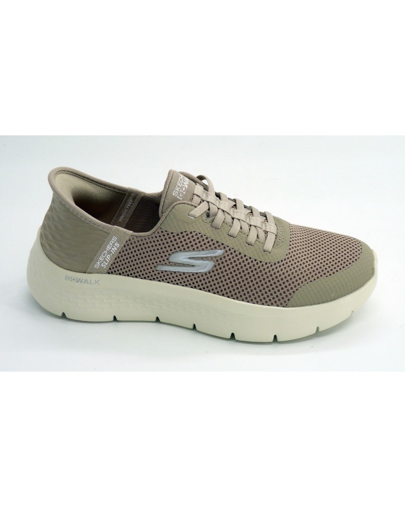 Deportivo mujer marca skechers en color taupe