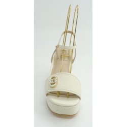 Sandalia mujer marca liu jo en color hielo