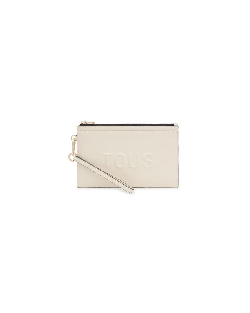 Monedero mujer marca tous en color beige 