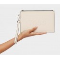 Monedero mujer marca tous en color beige 