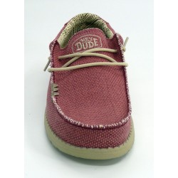 Deportivo hombre marca dude en color rojo