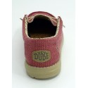 Deportivo hombre marca dude en color rojo