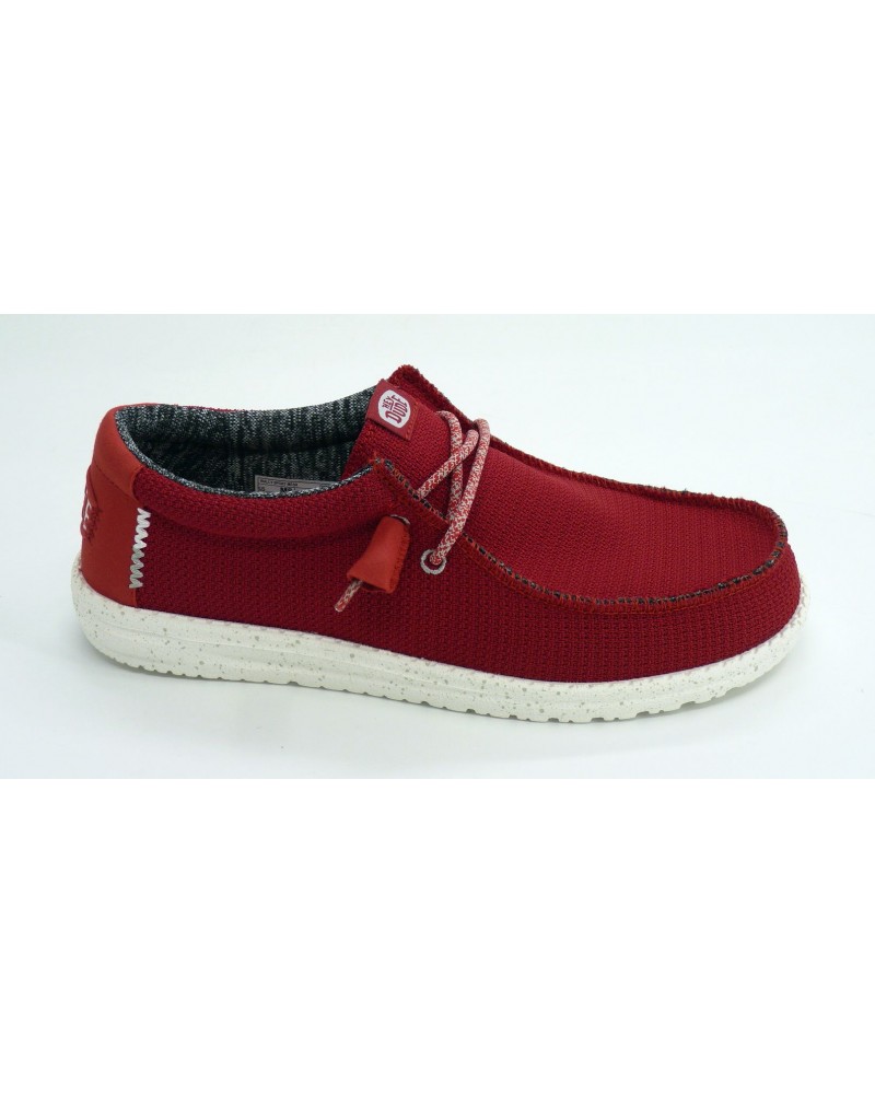 Deportivo hombre marca dude en color rojo