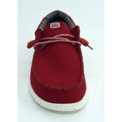 Deportivo hombre marca dude en color rojo