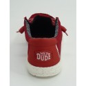 Deportivo hombre marca dude en color rojo