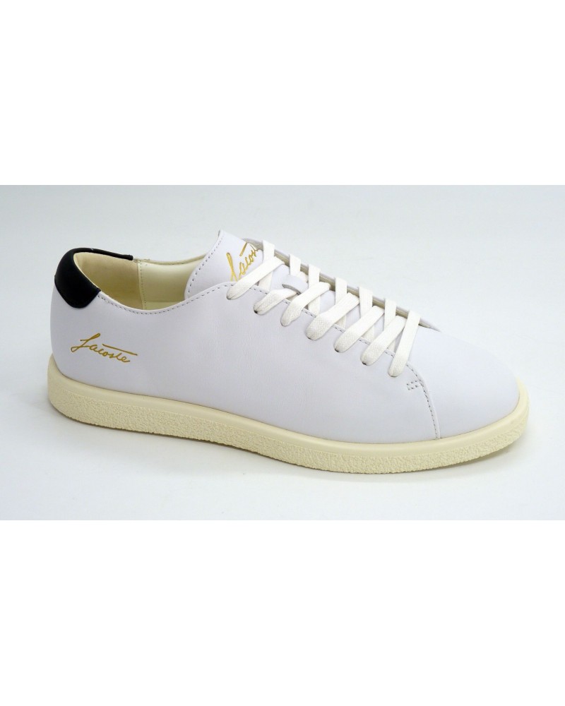 Deportivo hombre marca lacoste en color blanco