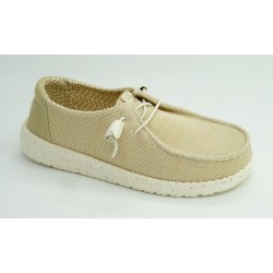 Deportivo mujer marca dude en color beige