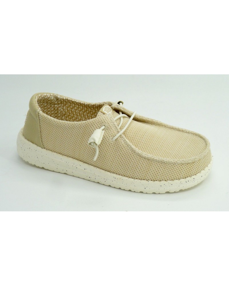 Deportivo mujer marca dude en color beige