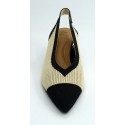 Zapato mujer marca miss elasticen color beige