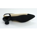 Zapato mujer marca miss elasticen color beige