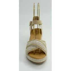 Sandalia mujer marca pitillosen color beige