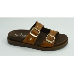 Sandalia mujer marca pikolinos en color cuero