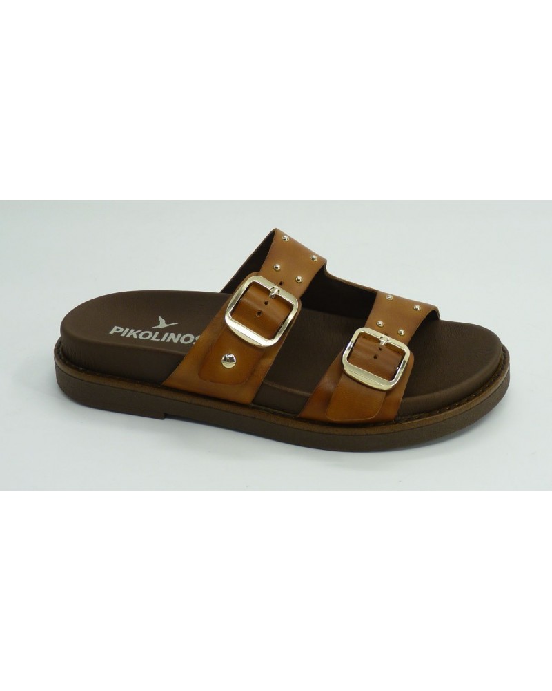 Sandalia mujer marca pikolinos en color cuero