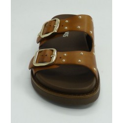 Sandalia mujer marca pikolinos en color cuero