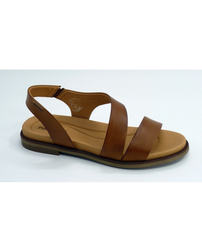 Sandalia mujer marca pikolinos en color cuero
