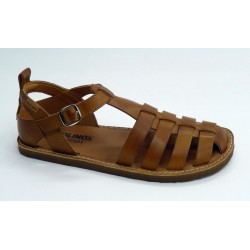 Sandalia mujer marca pikolinos en color cuero