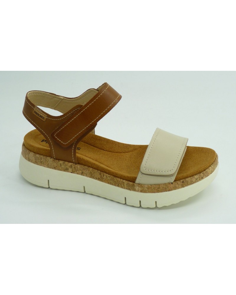 Sandalia mujer marca pikolinos en color hielo