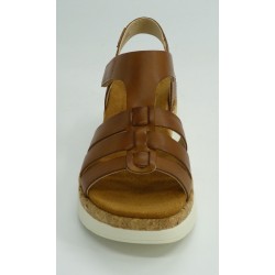 Sandalia mujer marca pikolinos en color cuero