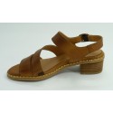 Sandalia mujer marca pikolinos en color cuero