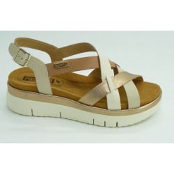 Sandalia mujer marca pikolinos en color hielo