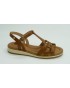 Sandalia mujer marca pikolinos en color cuero