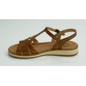 Sandalia mujer marca pikolinos en color cuero